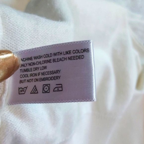 U.S. Polo Assn. Vintage White Cardigan Button Front Polo Pony Preppy Sz.XL - Picture 8 of 9